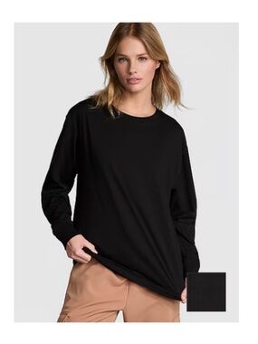 PINK
Campus Cotton Long-Sleeve Tee